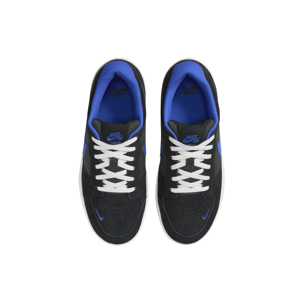 Nike SB Force 58 Black Hyper Royal Blue Anthracite Size 11.5 Mens DV5477 004 NEW - Picture 5 of 8